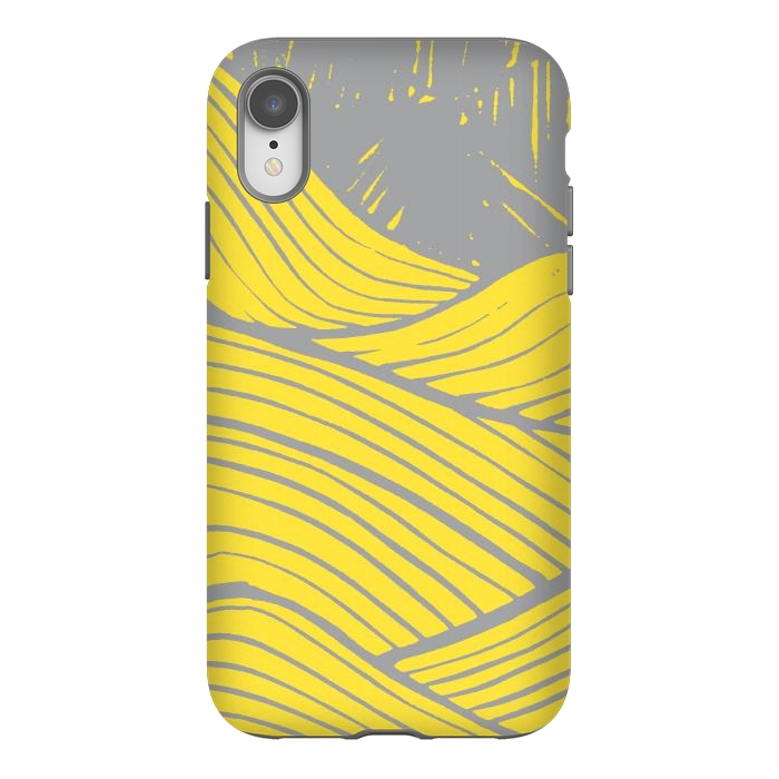 iPhone Xr StrongFit The yellow waves by Steve Wade (Swade)