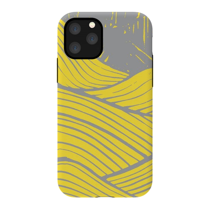 iPhone 11 Pro StrongFit The yellow waves by Steve Wade (Swade)