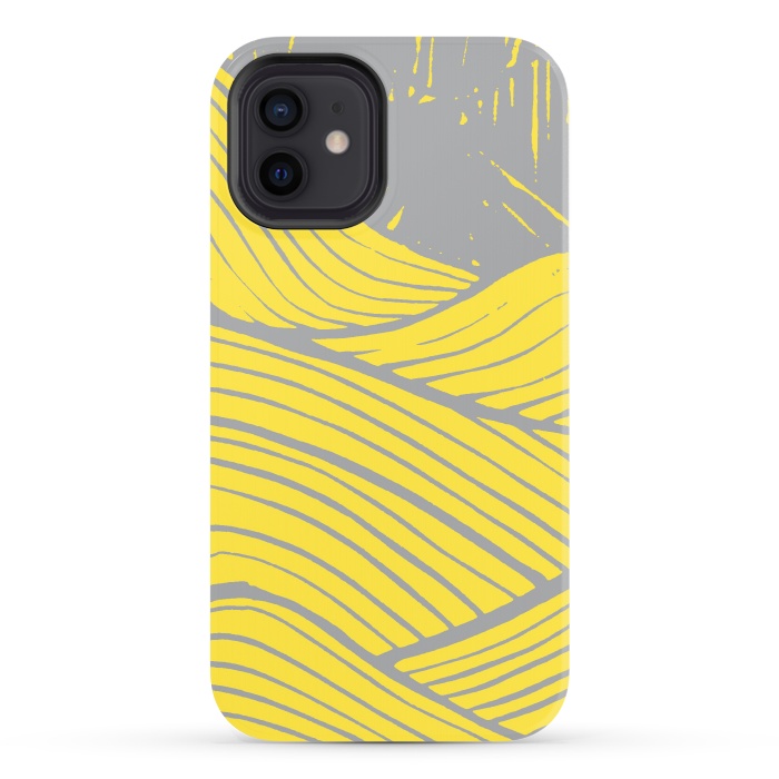 iPhone 12 StrongFit The yellow waves by Steve Wade (Swade)