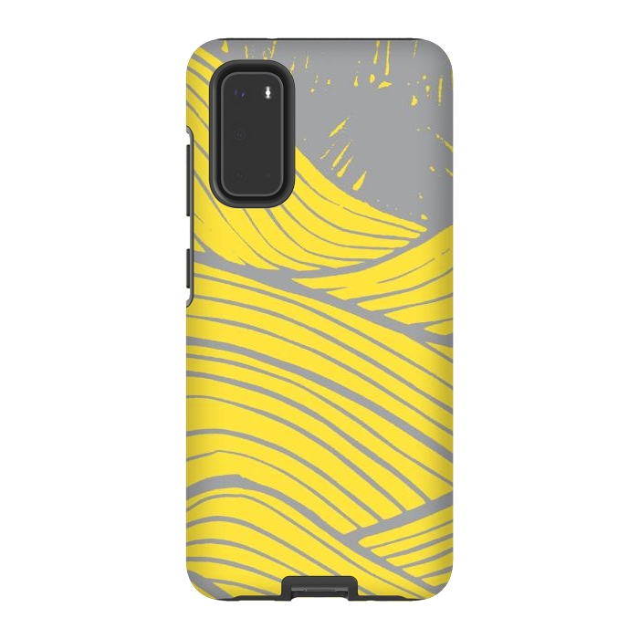 Galaxy S20 StrongFit The yellow waves by Steve Wade (Swade)