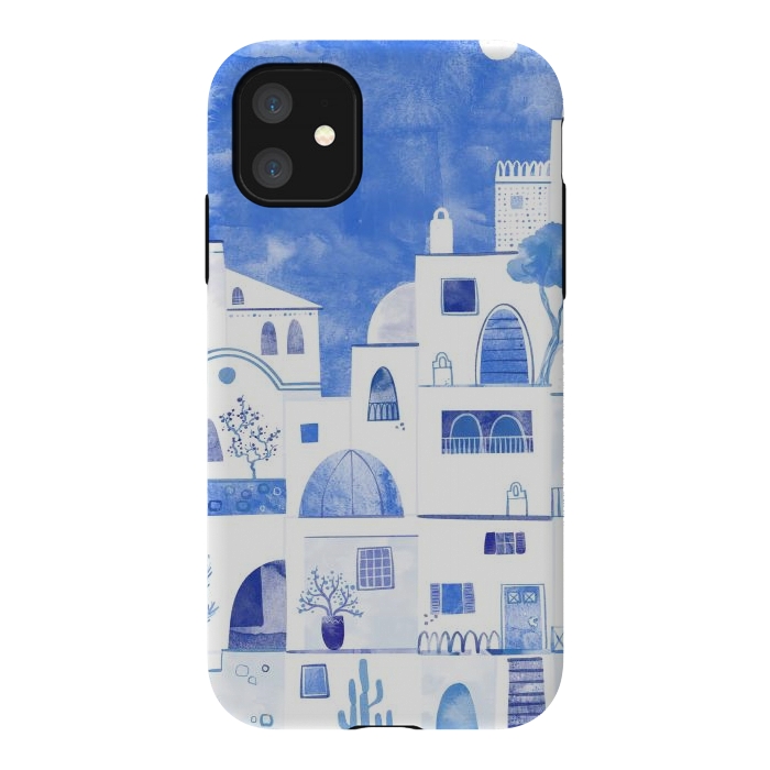 iPhone 11 StrongFit Santorini by Nic Squirrell