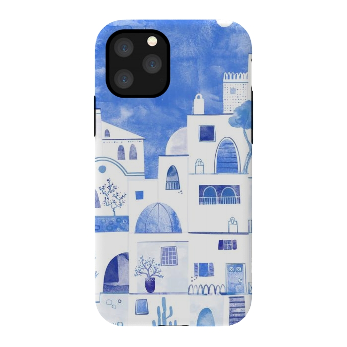 iPhone 11 Pro StrongFit Santorini by Nic Squirrell