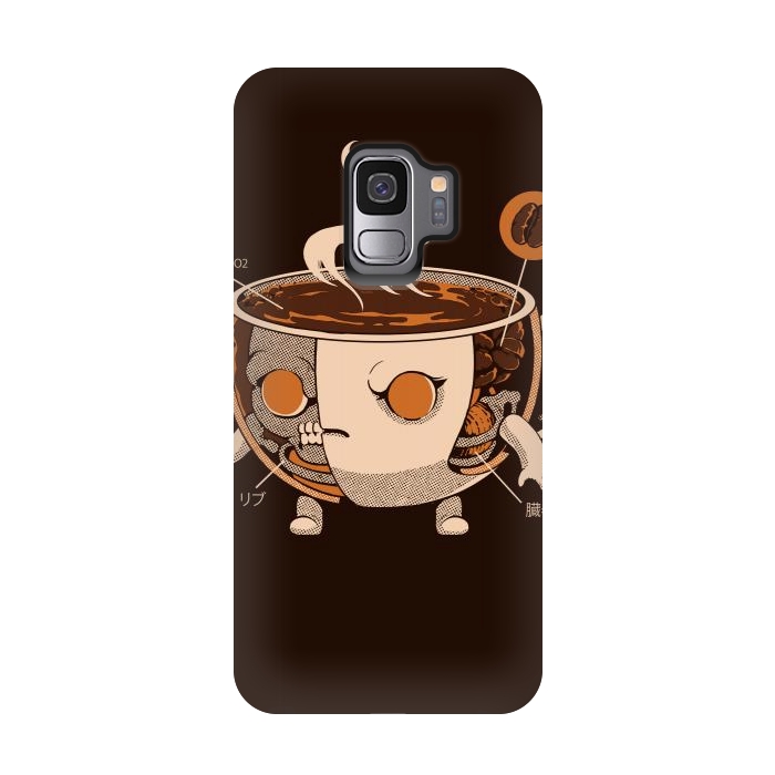 Galaxy S9 StrongFit Coffeezilla X-ray by Ilustrata