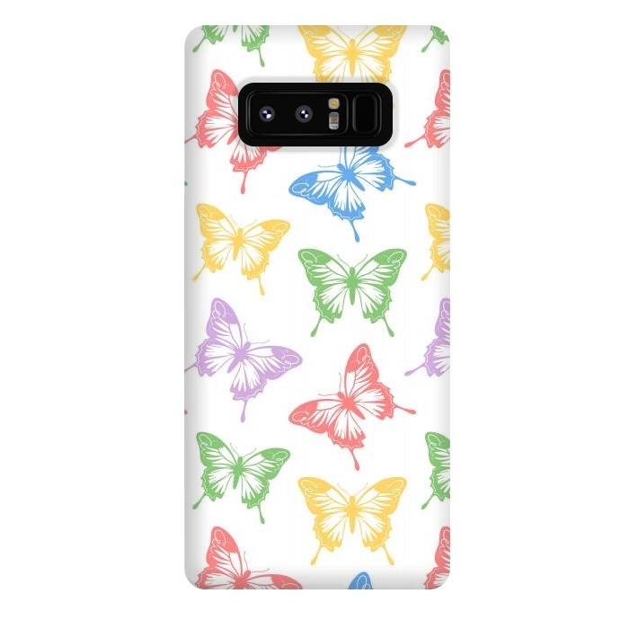 Galaxy Note 8 StrongFit Funky butterflies by Martina