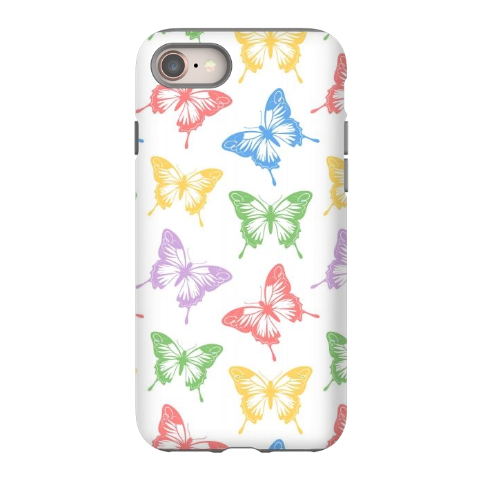 iPhone 8 StrongFit Funky butterflies by Martina