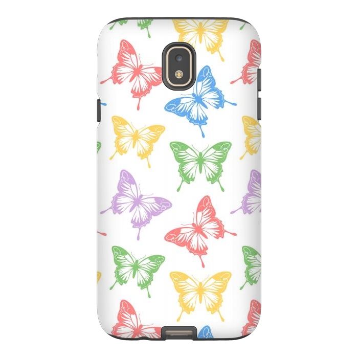 Galaxy J7 StrongFit Funky butterflies by Martina