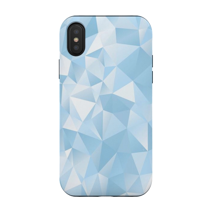 iPhone Xs / X StrongFit Blue Crystal by Martina