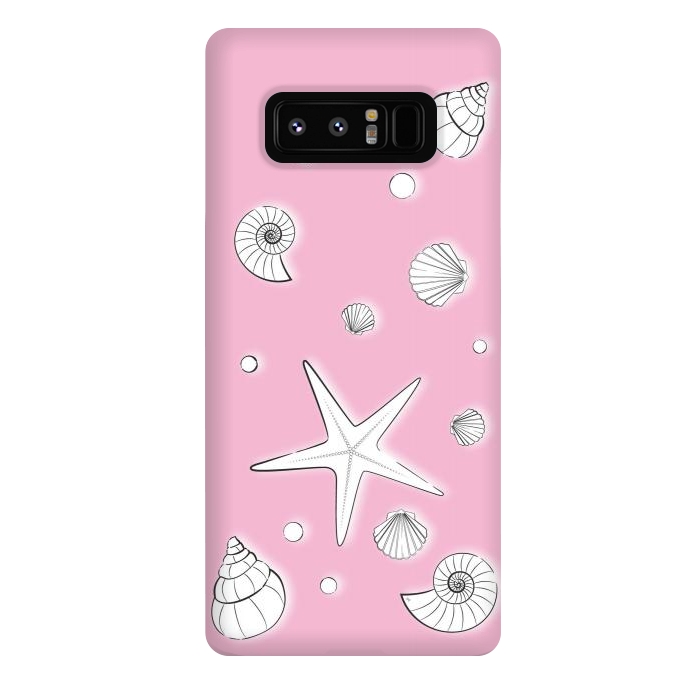 Galaxy Note 8 StrongFit Pink Sea by Martina