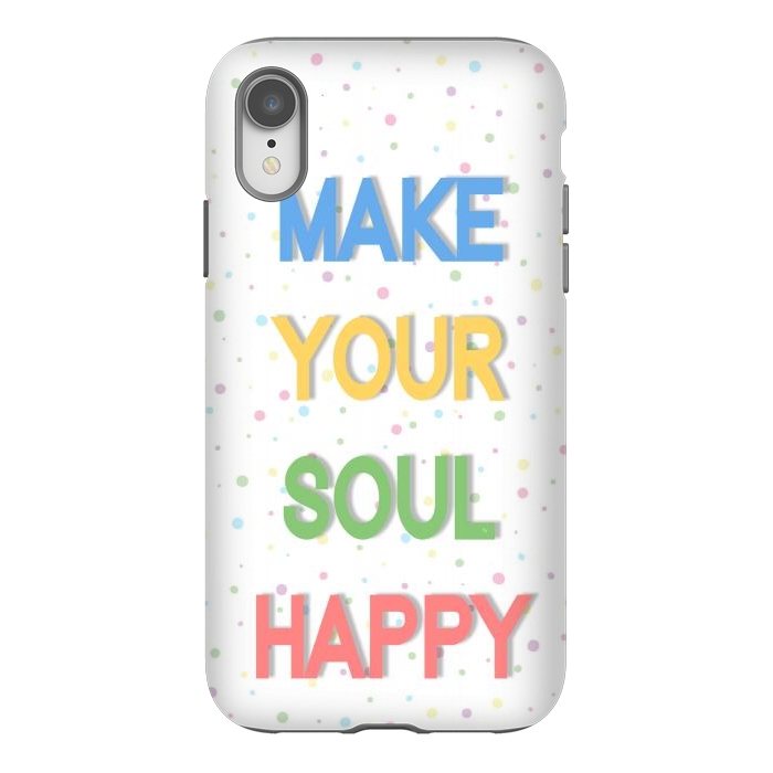 iPhone Xr StrongFit Happy Soul by Martina