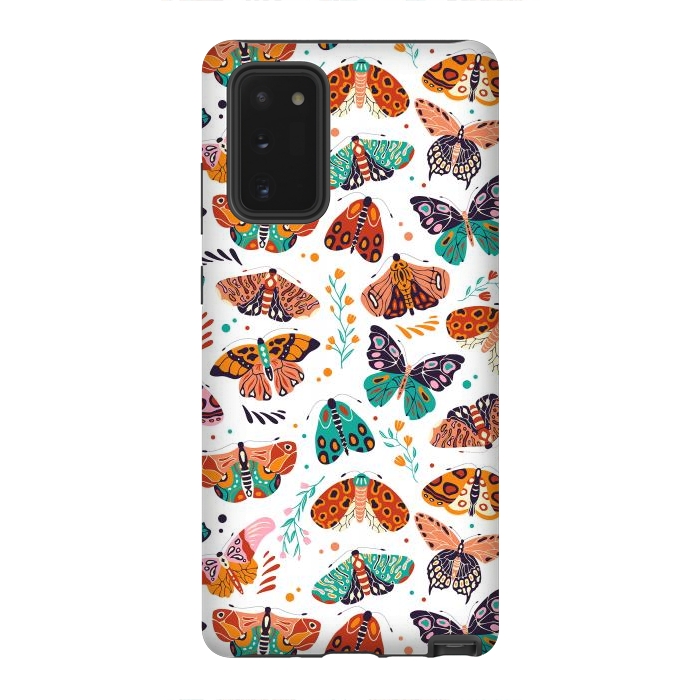 Galaxy Note 20 StrongFit Spring Butterflies Pattern 002 by Jelena Obradovic