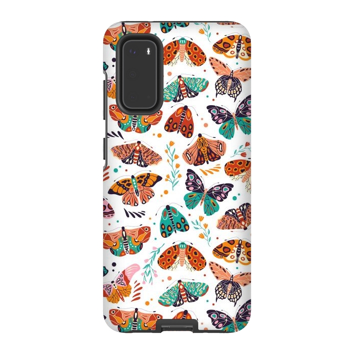 Galaxy S20 StrongFit Spring Butterflies Pattern 002 by Jelena Obradovic