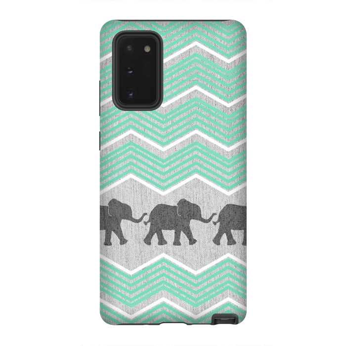 Galaxy Note 20 StrongFit Three Elephants by Tangerine-Tane