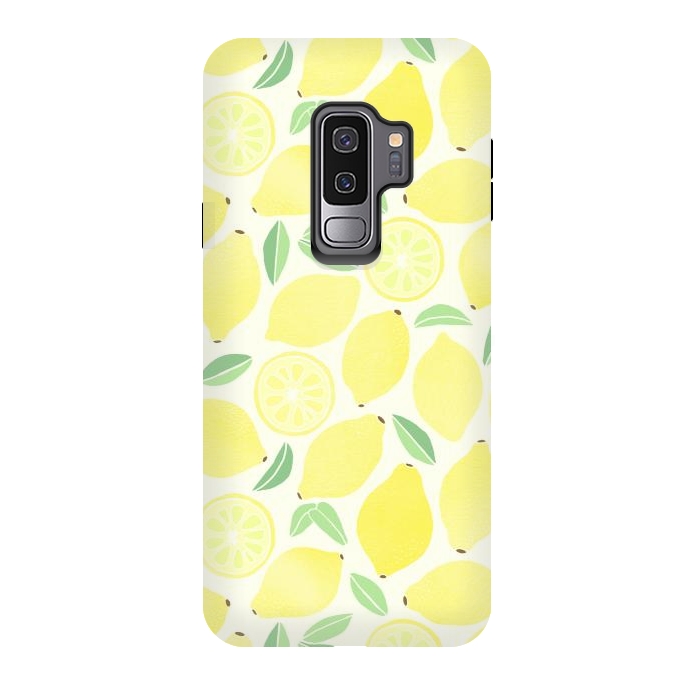 Galaxy S9 plus StrongFit Summer Lemons by Tangerine-Tane