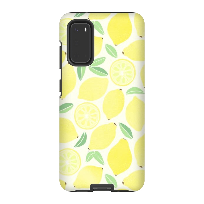 Galaxy S20 StrongFit Summer Lemons by Tangerine-Tane