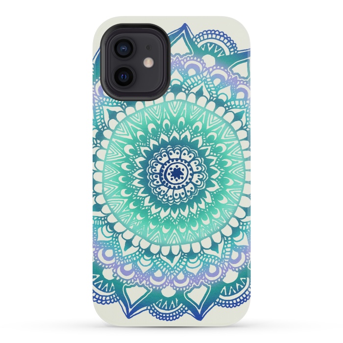 iPhone 12 mini StrongFit Deep Forest Flower by Tangerine-Tane
