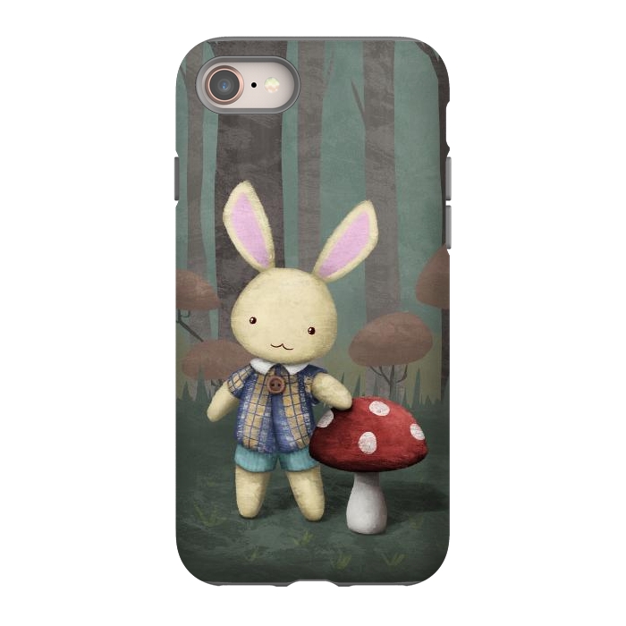 iPhone SE StrongFit Cute bunny by Laura Nagel