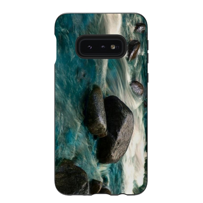 Galaxy S10e StrongFit Mystic river by Laura Nagel