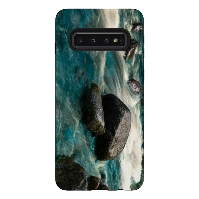 Galaxy S10 StrongFit Mystic river by Laura Nagel