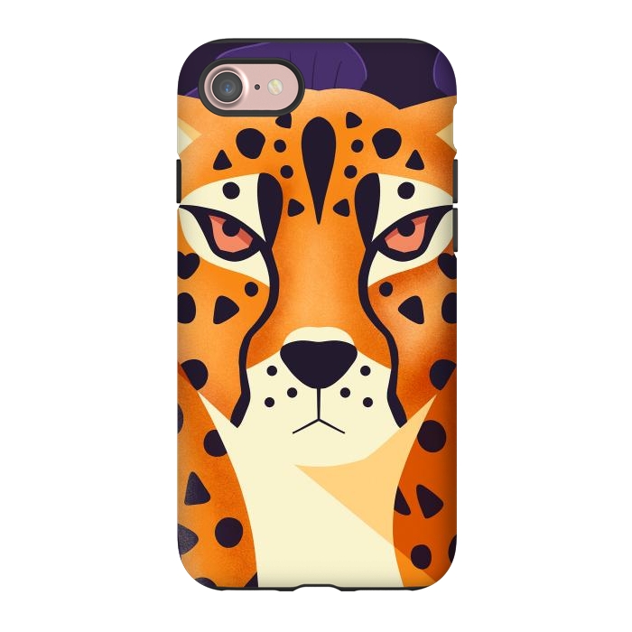 iPhone 7 StrongFit Wildlife 002 Cheetah by Jelena Obradovic
