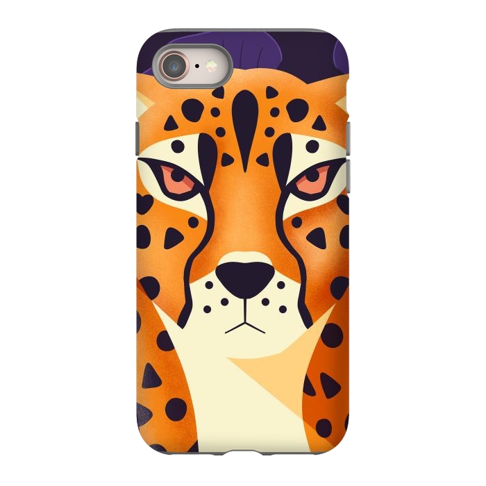 iPhone 8 StrongFit Wildlife 002 Cheetah by Jelena Obradovic