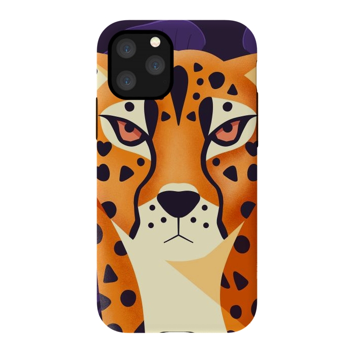 iPhone 11 Pro StrongFit Wildlife 002 Cheetah by Jelena Obradovic