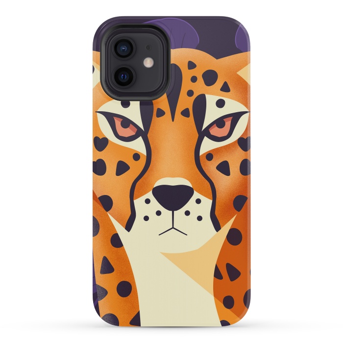 iPhone 12 mini StrongFit Wildlife 002 Cheetah by Jelena Obradovic