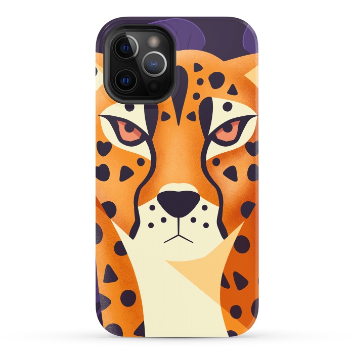 iPhone 12 Pro StrongFit Wildlife 002 Cheetah by Jelena Obradovic