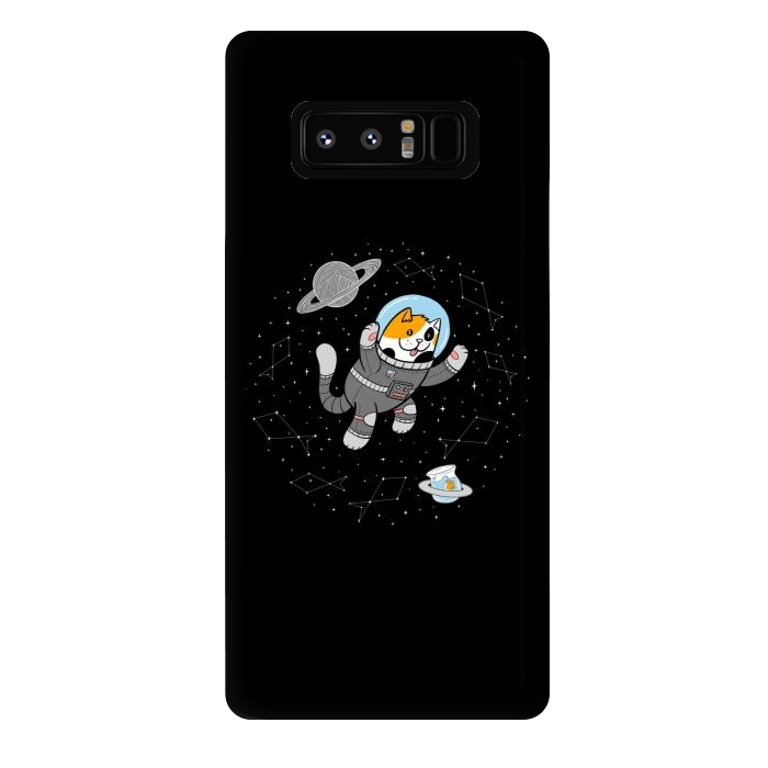 Galaxy Note 8 StrongFit Catstronaut by Afif Quilimo