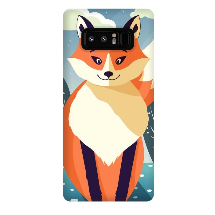 Galaxy Note 8 StrongFit Wildlife 006a Red Fox by Jelena Obradovic