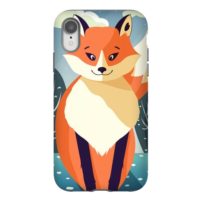 iPhone Xr StrongFit Wildlife 006a Red Fox by Jelena Obradovic