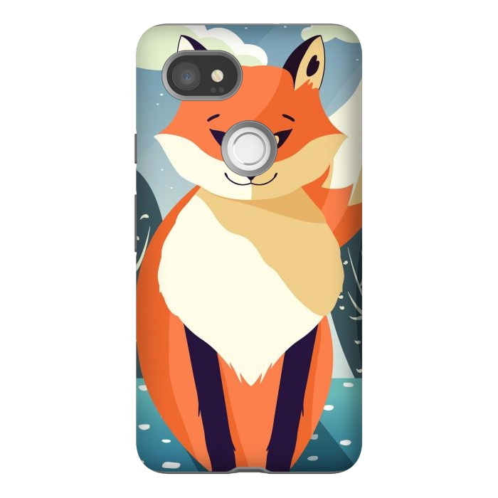Pixel 2XL StrongFit Wildlife 006a Red Fox by Jelena Obradovic