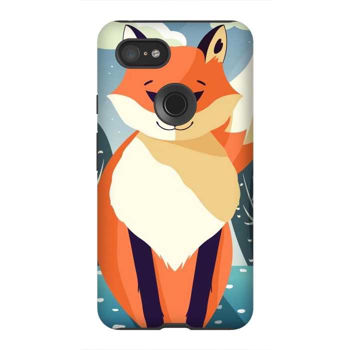 Pixel 3XL StrongFit Wildlife 006a Red Fox by Jelena Obradovic