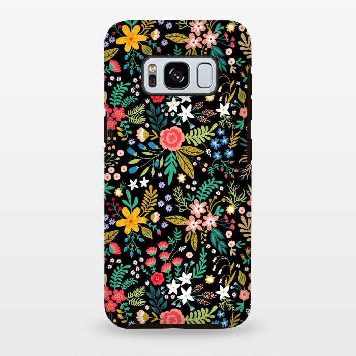 Galaxy S8 plus StrongFit Elegant Floral Pattern by ArtsCase