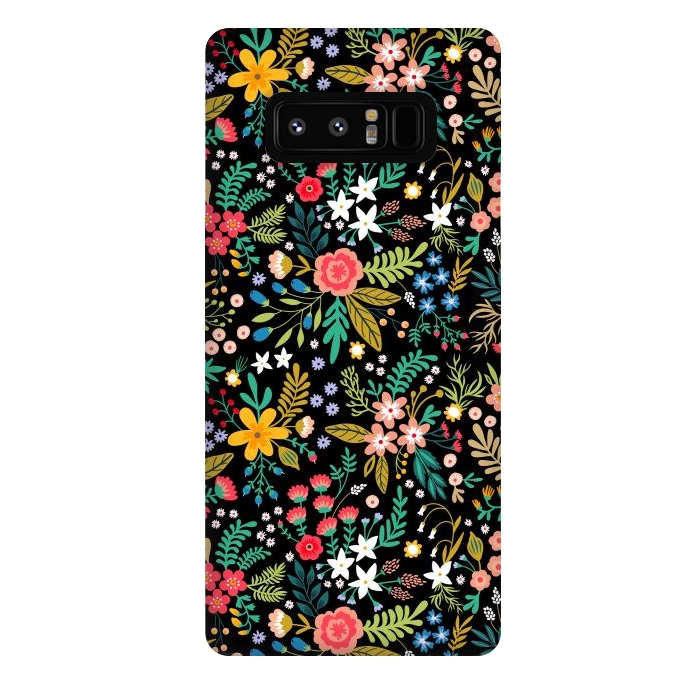 Galaxy Note 8 StrongFit Elegant Floral Pattern by ArtsCase