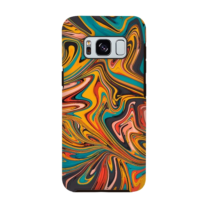Galaxy S8 StrongFit Liquid colours 1  by Steve Wade (Swade)