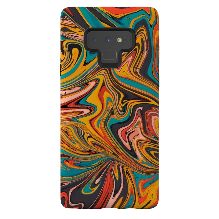 Galaxy Note 9 StrongFit Liquid colours 1  by Steve Wade (Swade)