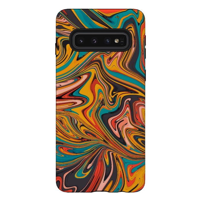 Galaxy S10 StrongFit Liquid colours 1  by Steve Wade (Swade)