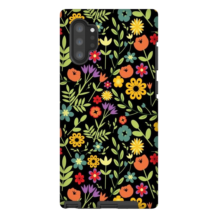 Galaxy Note 10 plus StrongFit Beautiful Flower Garden by ArtsCase