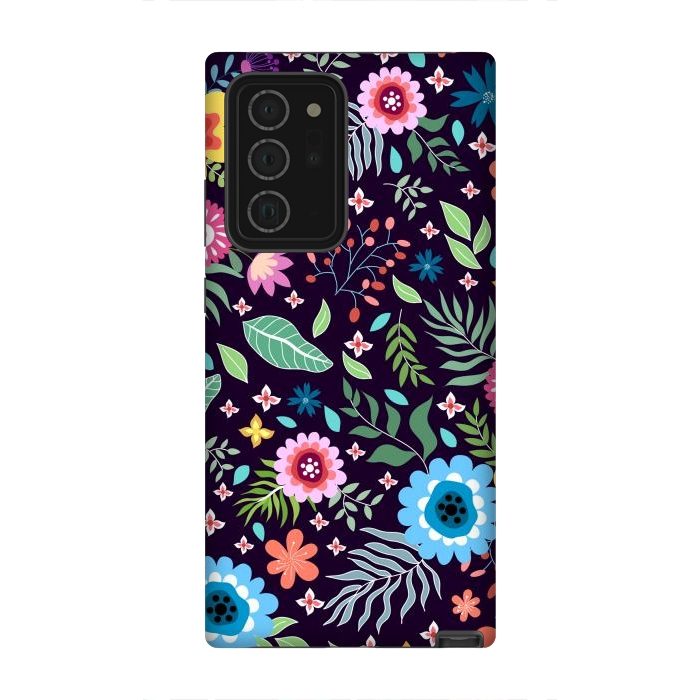 Galaxy Note 20 Ultra StrongFit Colourful Flowers by ArtsCase