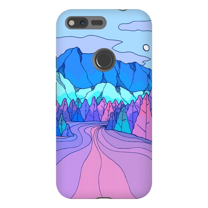 Pixel XL StrongFit The neon river by Steve Wade (Swade)