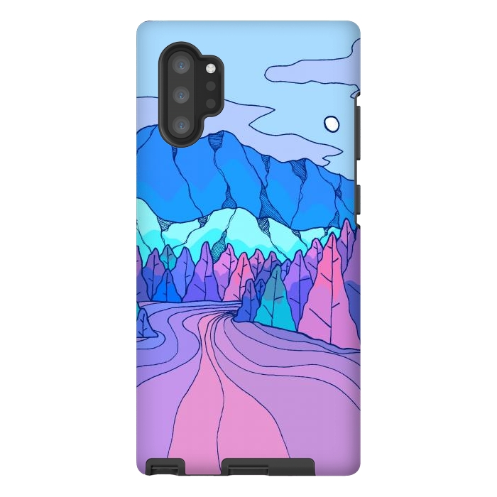 Galaxy Note 10 plus StrongFit The neon river by Steve Wade (Swade)