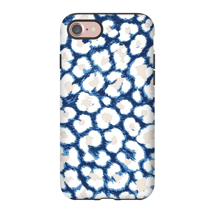 iPhone 7 StrongFit Blue-Cream Cozy Surface by ''CVogiatzi.