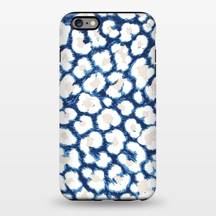iPhone 6/6s plus StrongFit Blue-Cream Cozy Surface by ''CVogiatzi.