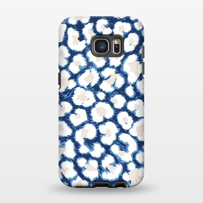 Galaxy S7 EDGE StrongFit Blue-Cream Cozy Surface by ''CVogiatzi.