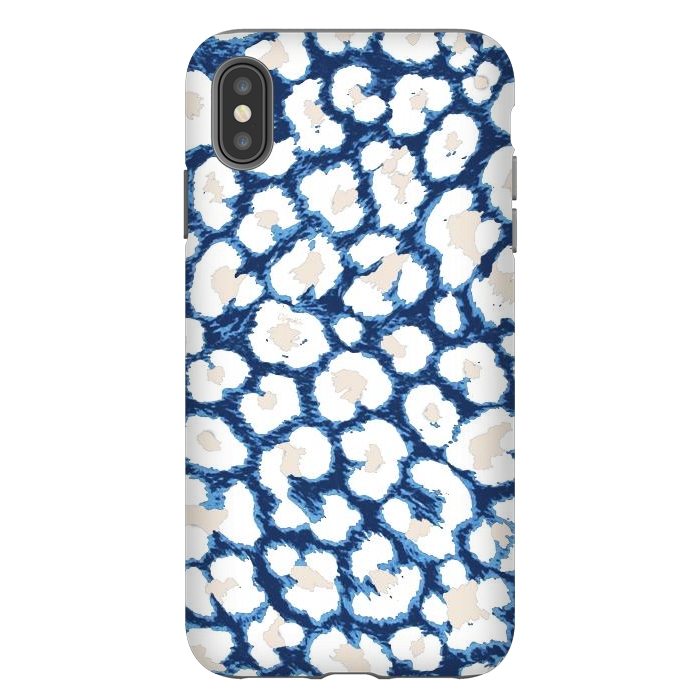 iPhone Xs Max StrongFit Blue-Cream Cozy Surface by ''CVogiatzi.