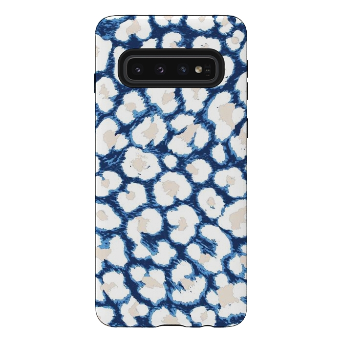 Galaxy S10 StrongFit Blue-Cream Cozy Surface by ''CVogiatzi.