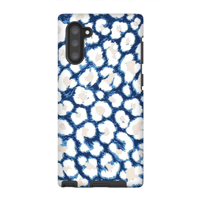 Galaxy Note 10 StrongFit Blue-Cream Cozy Surface by ''CVogiatzi.