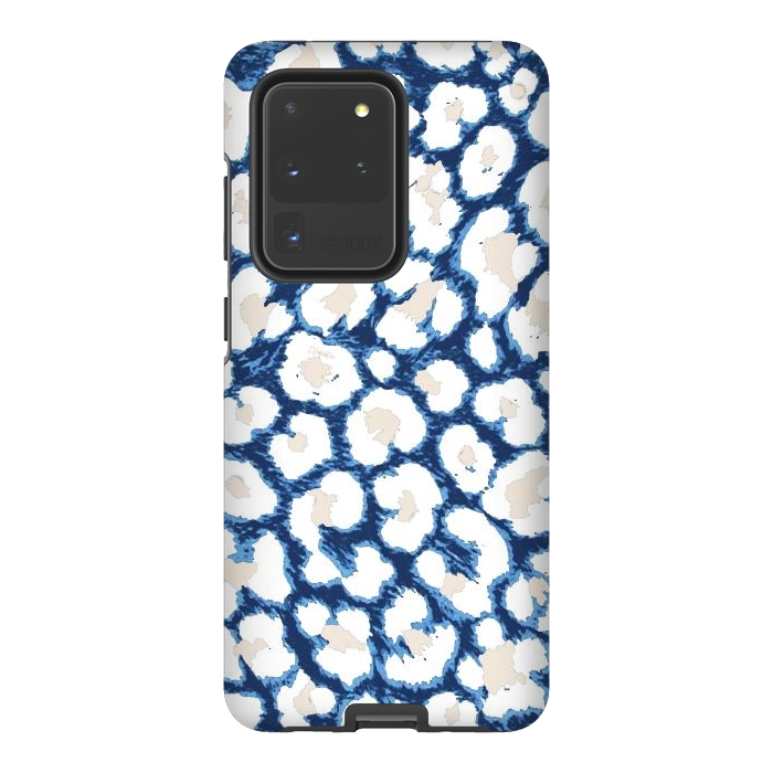 Galaxy S20 Ultra StrongFit Blue-Cream Cozy Surface by ''CVogiatzi.