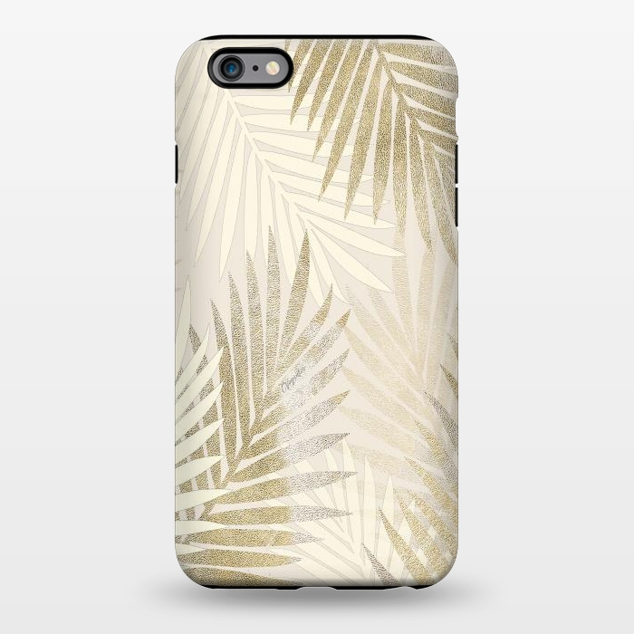 iPhone 6/6s plus StrongFit Relaxing Palms-Gold by ''CVogiatzi.
