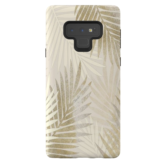 Galaxy Note 9 StrongFit Relaxing Palms-Gold by ''CVogiatzi.